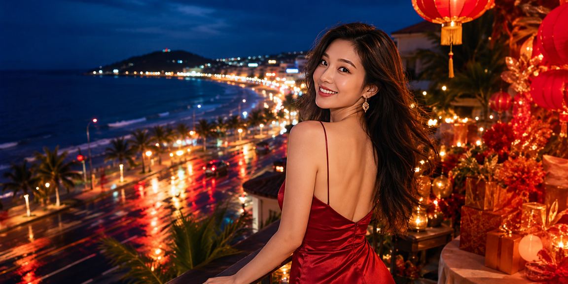 Người dùng tại Phan Thiết truy cập nền tảng cá cược trực tuyến omega3 trên bãi biển